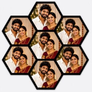 Hexa 7 Photos Acrylic Wall Photo