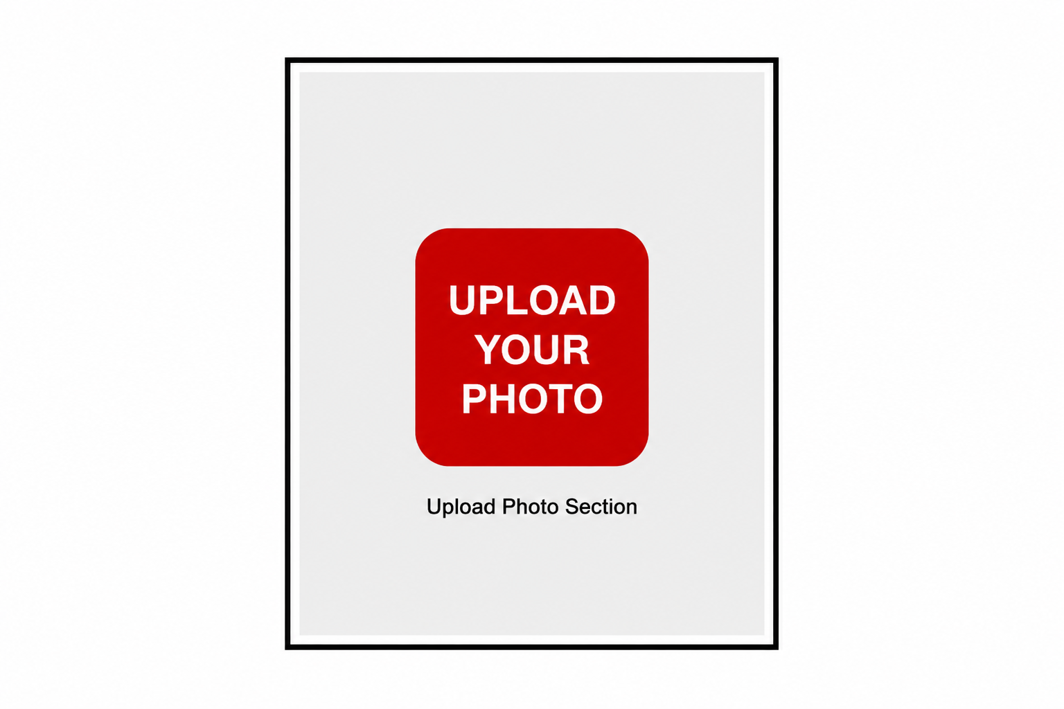 Portrait Acrylic Wall Photo Dual Border