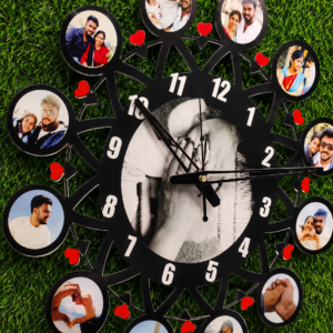 personalized photo wall clock gift