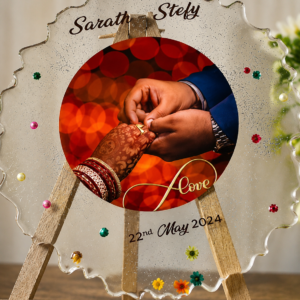 personalized resin photo frame