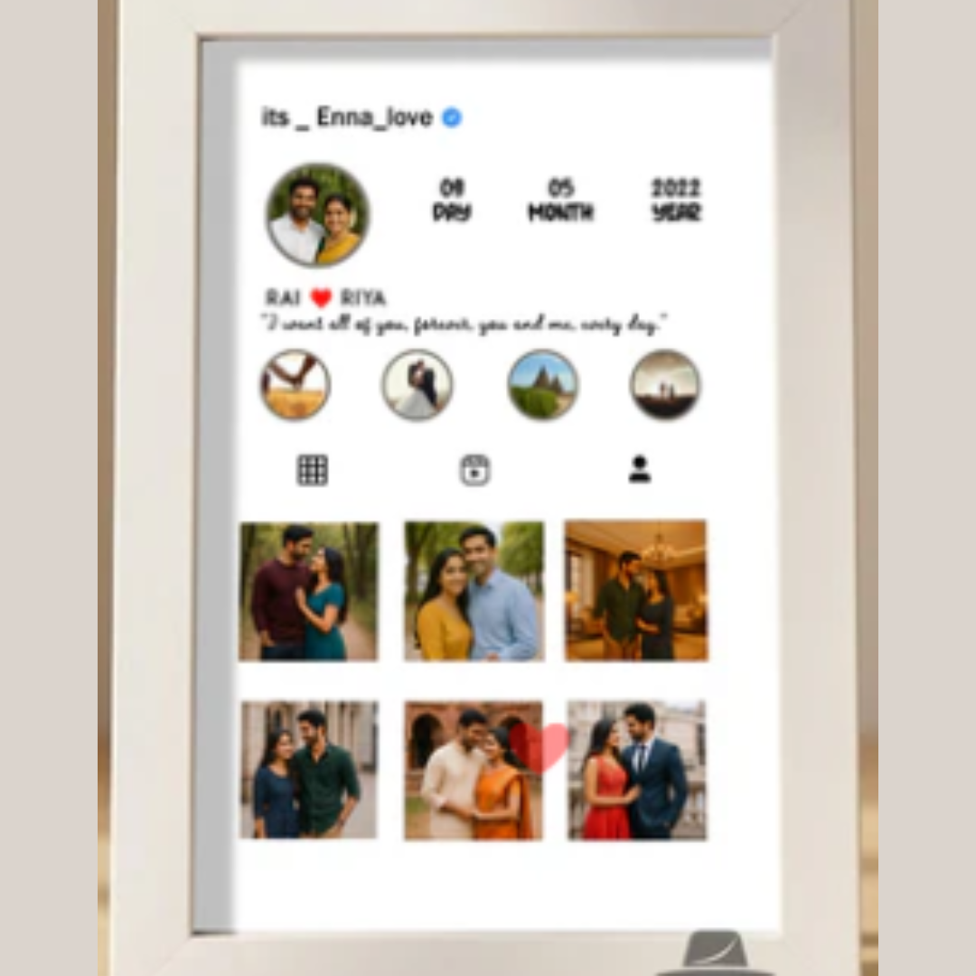 Customized Love Instagram Frame