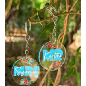 Mr & Mrs Keychain