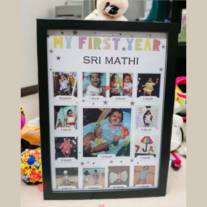 1 Year Baby Frame