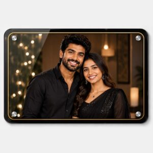 Landscape Acrylic Wall Photo Dual Border