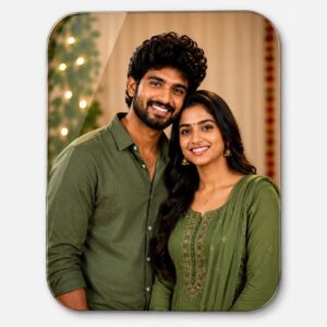 Extra Rounded Shape Portrait Acrylic Wall Photo