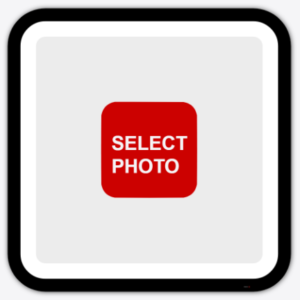 Dual Border Frame Square Round Acrylic Wall Photo