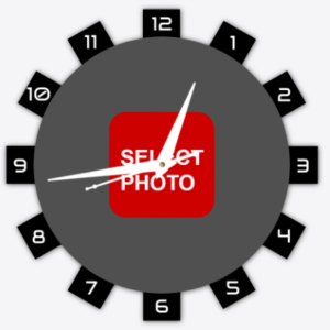Sun Flower Shape Acrylic Wall Clock
