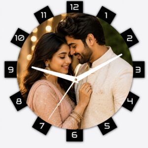 Sun Flower Shape Acrylic Wall Clock