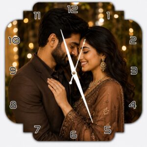 Symmetrical Shape Acrylic Wall Clock