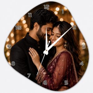 Triangle Shape Acrylic Wall Clock