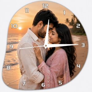 Balloon Shape Acrylic Wall Clock