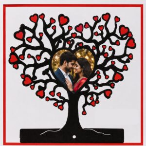Tree Heart MDF Photo Frame