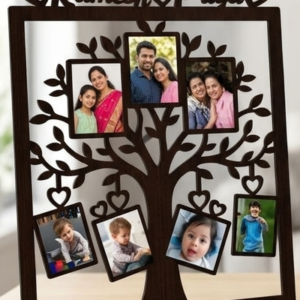Couple with Children MDF Photo Frame