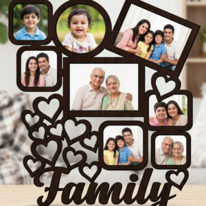 Family MDF Photo Frame