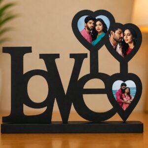 Personalized Love MDF Photo Frame | Romantic Anniversary Gift