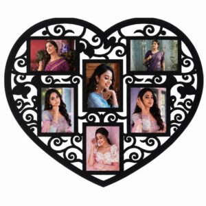Heart Shape MDF Photo Frame