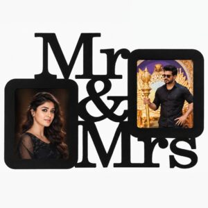 Mr & Mrs MDF Photo Frame